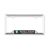 Molded License Plate Frame - White - 6.25 x 12.25 Inch  Imprinted with Logo (Q732432)