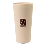 17 Oz. Aviana™ Rowan Recycled Tumbler - Light Peach  Imprinted with Logo (Q733022)