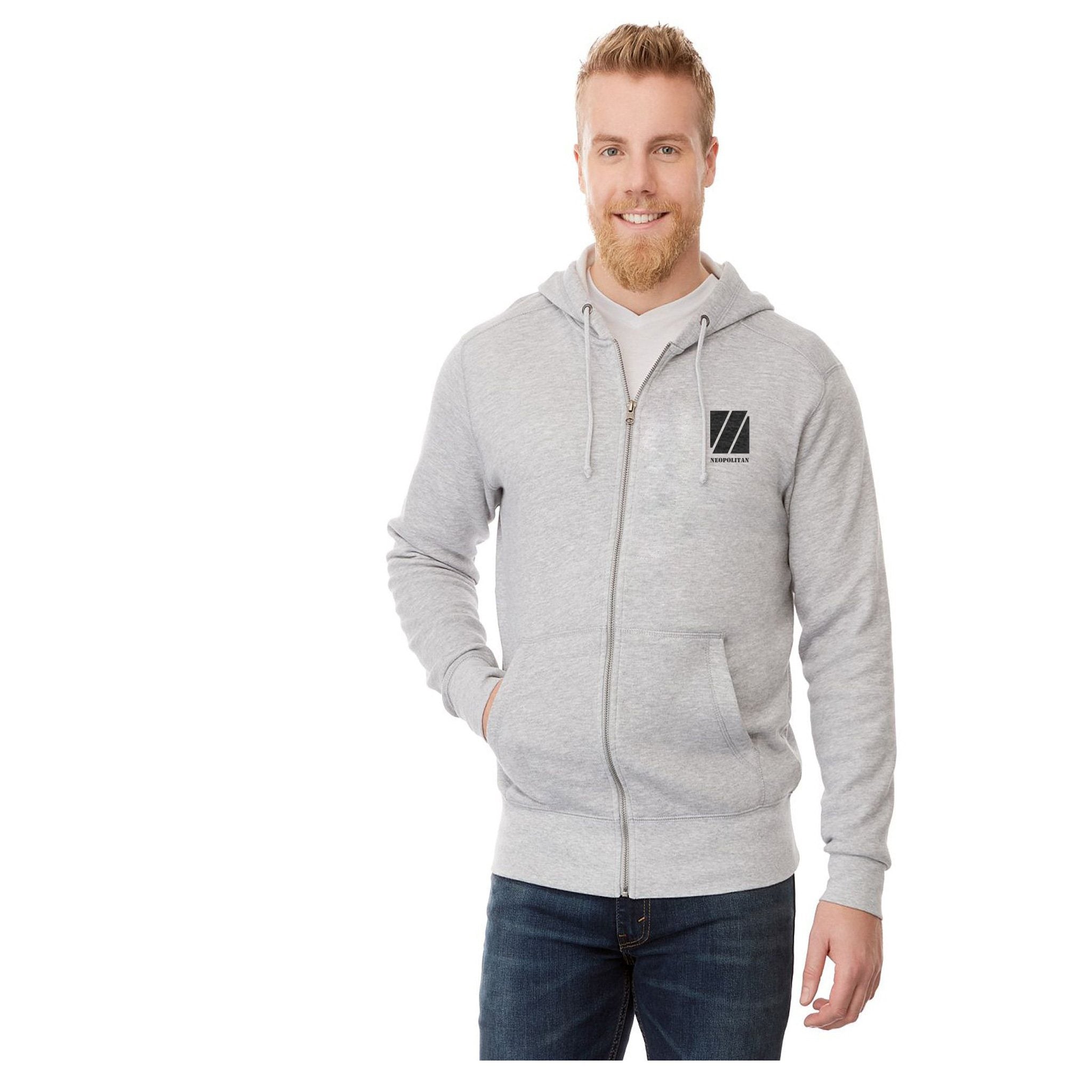 Elevate Men's CYPRESS Fleece Zip Hoody  Imprinted with Logo (Q733322)