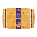 Marbled Look Bamboo Cutting Board (Q735022)