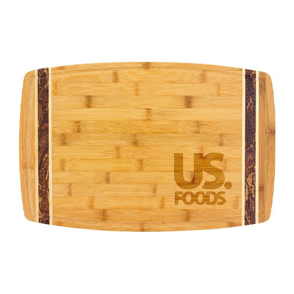 Marbled Look Bamboo Cutting Board (Q735022)
