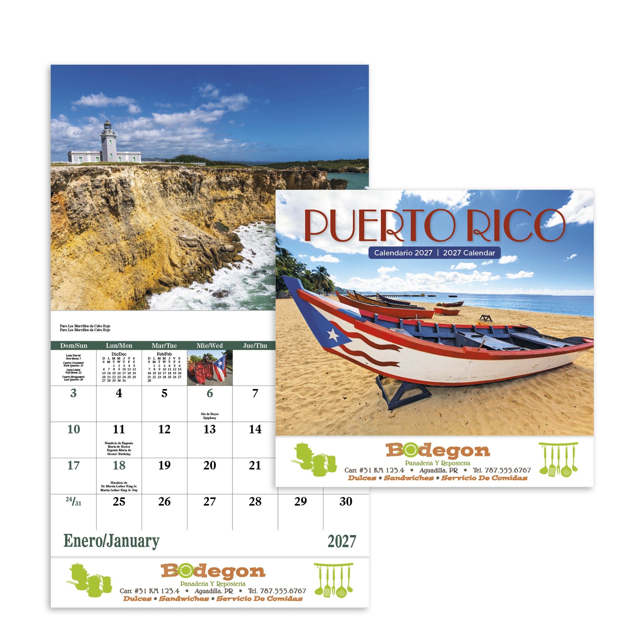 Puerto Rico - Stapled Calendar (Q735722)