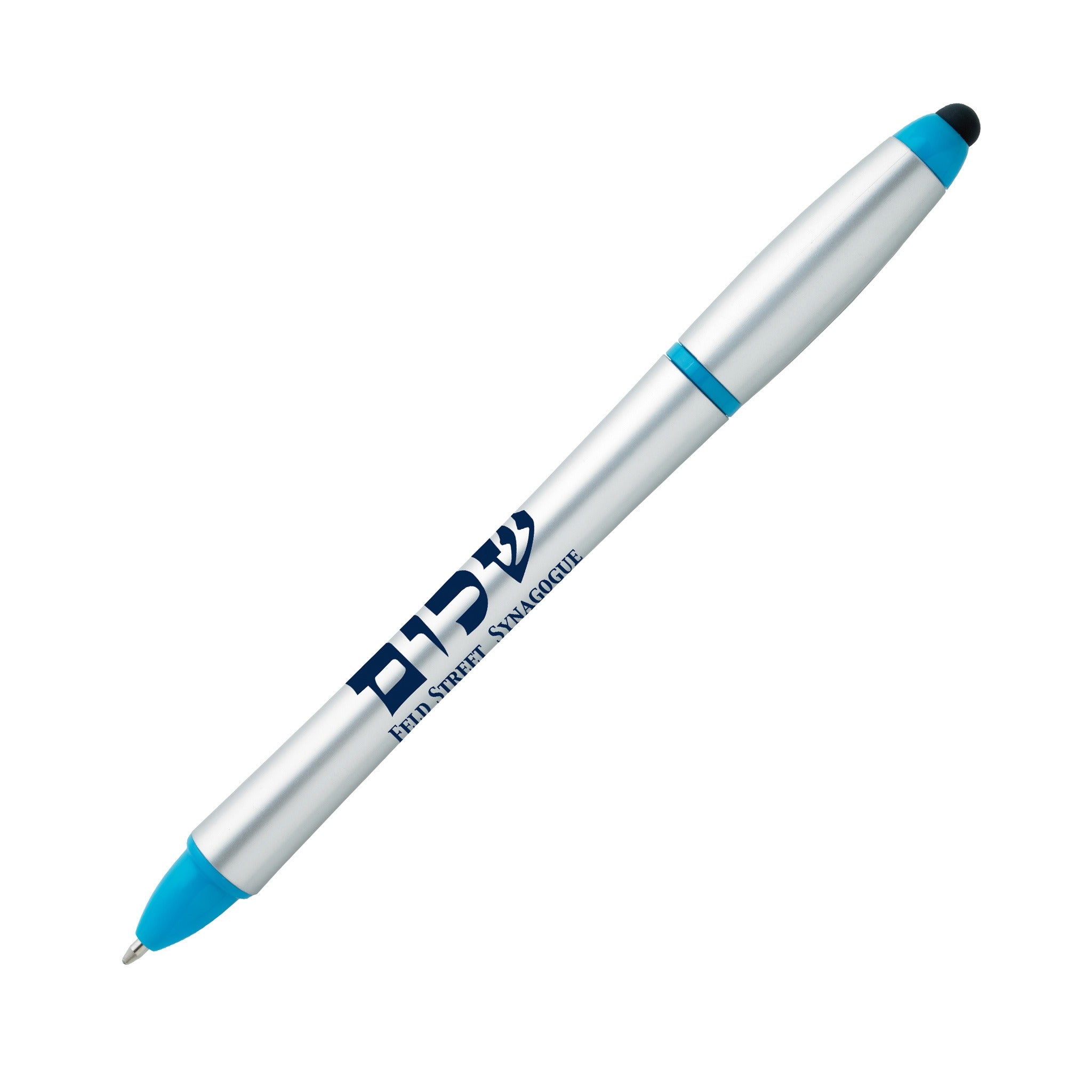 Twist-Action Stylus Highlighter-Pen Combo  Imprinted with Logo (Q736311)
