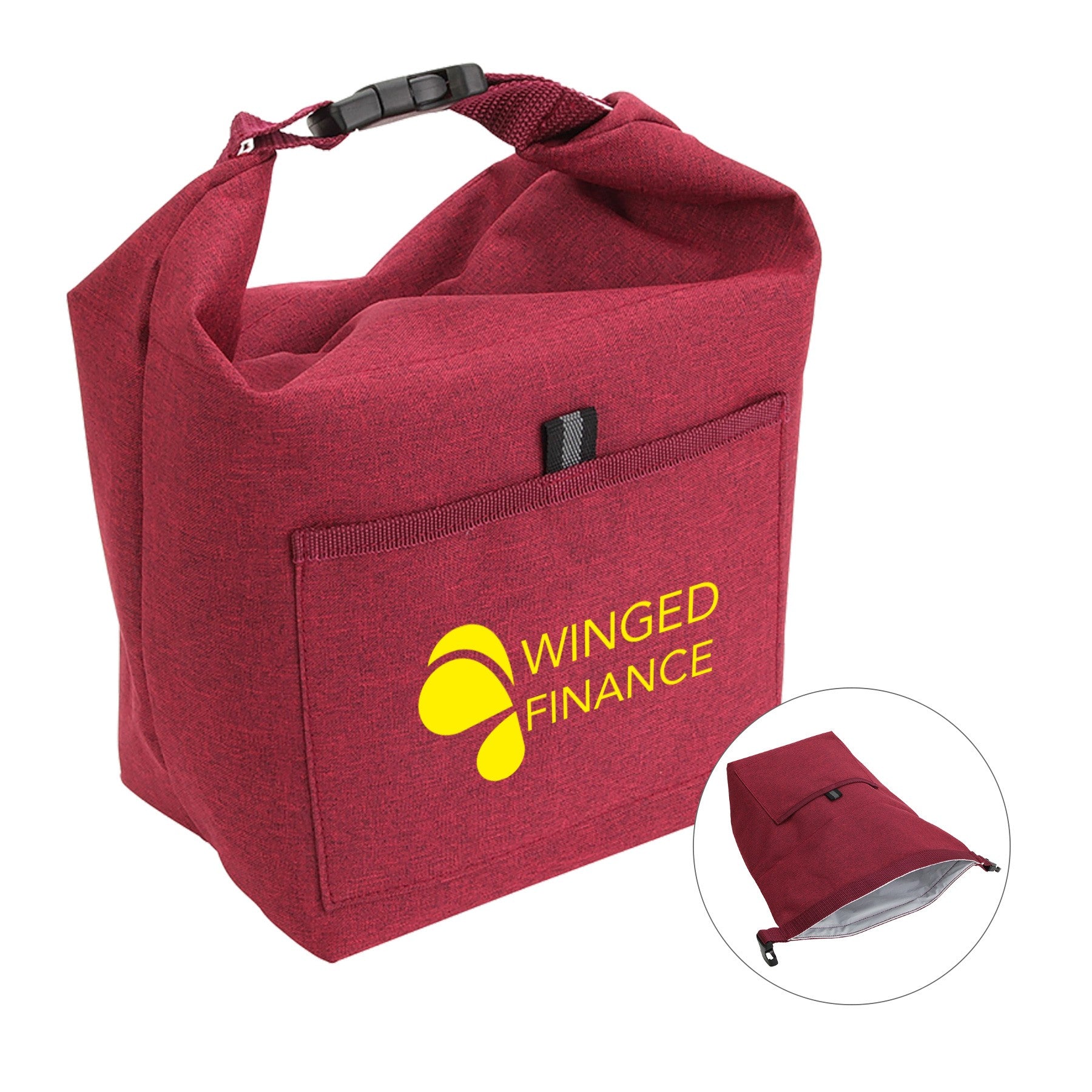 Bellevue Insulated Lunch Totes  Imprinted with Logo (Q736711)
