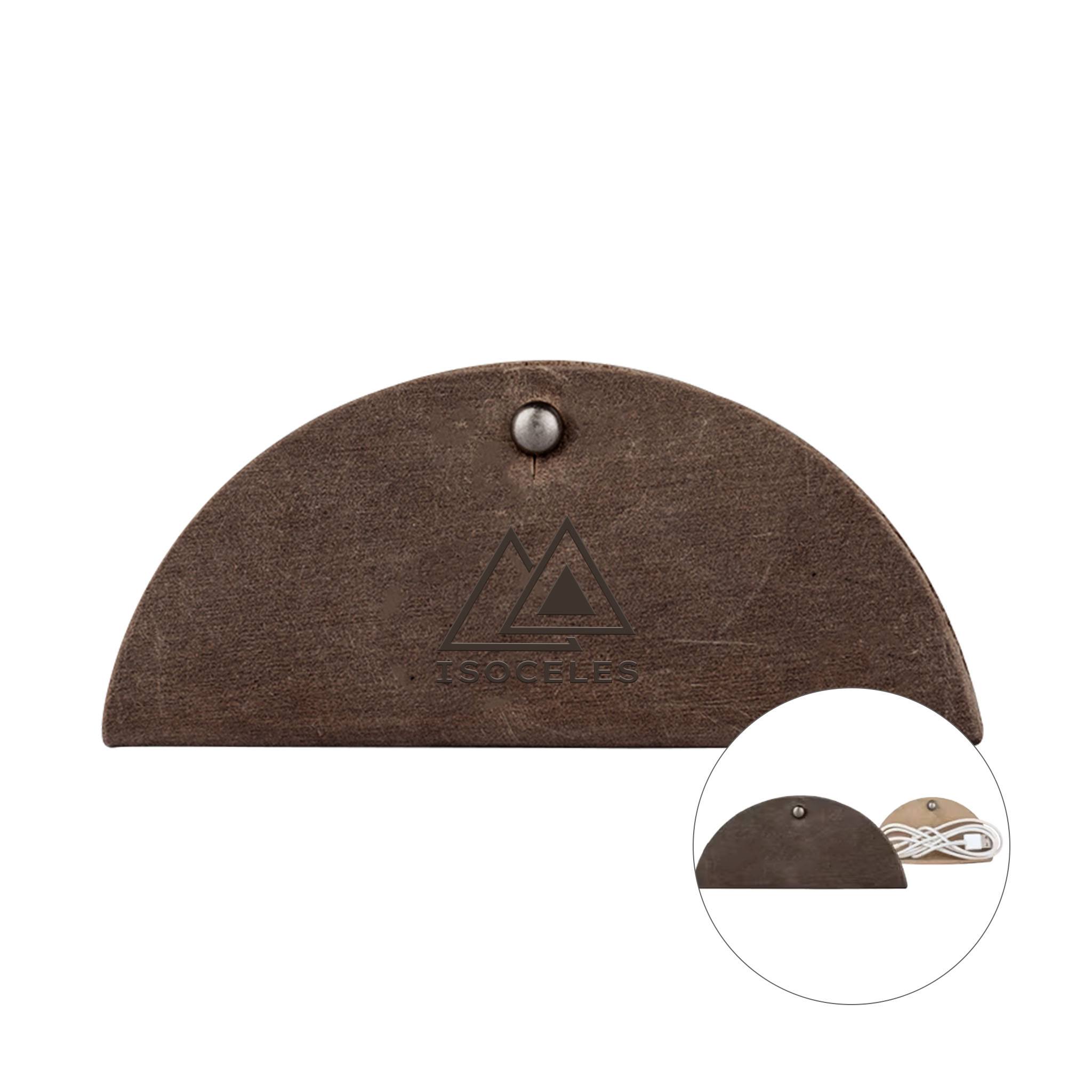 Piper Leather Cord Keepers  Imprinted with Logo (Q737811)