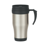 16 Oz. Stainless Steel Slide Action Travel Mugs (Q738711)