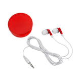 Ear Buds In Round Plastic Case (48" Cord) (Q739311)
