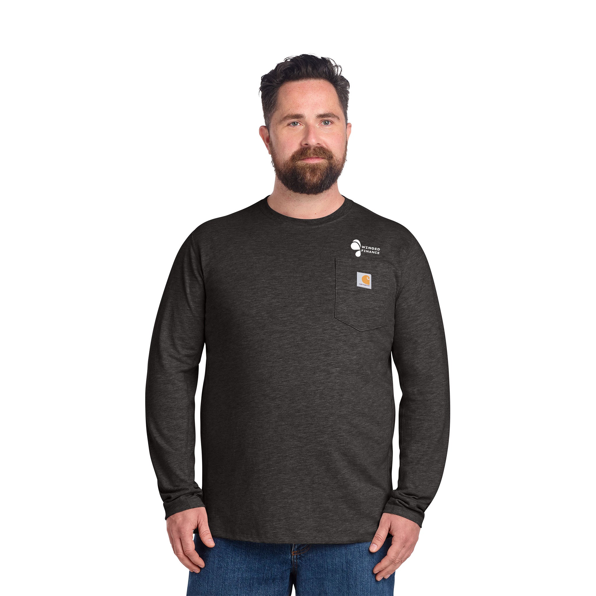 Carhartt Force® Long Sleeve Pocket T-Shirt  Imprinted with Logo (Q740432)