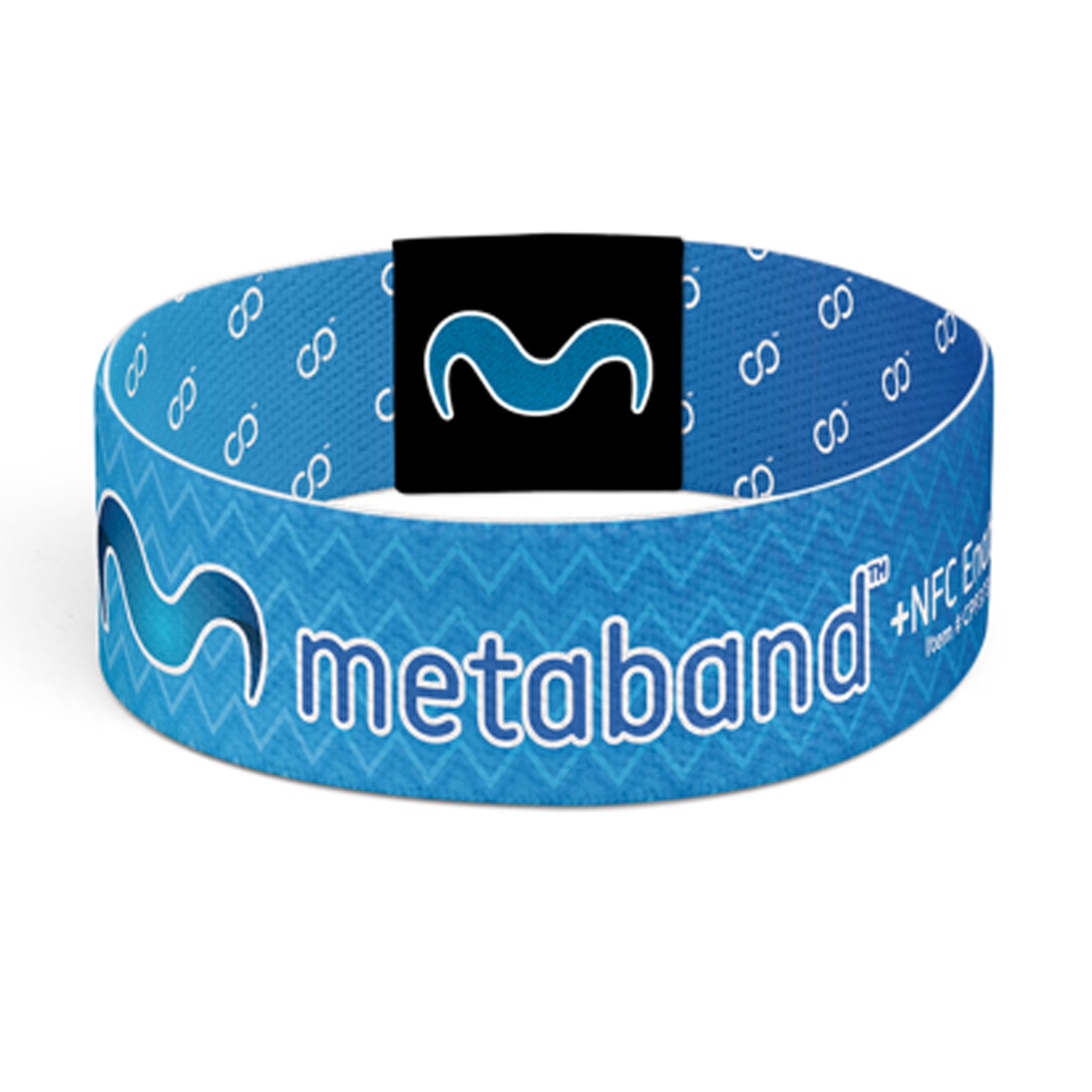 Metaband™ by Oodleband™ - 1 Inch Elastic Wristband - FC Patch  Imprinted with Logo (Q741632)