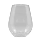 4 Oz. Clear Plastic Stemless Glass (Q742211)