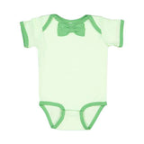 Rabbit Skins Infant Baby Rib Bow Tie Bodysuit (Q742332)
