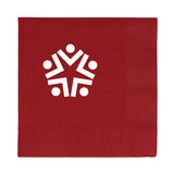 Colored Luncheon Napkins  Imprinted with Logo (Q742611)