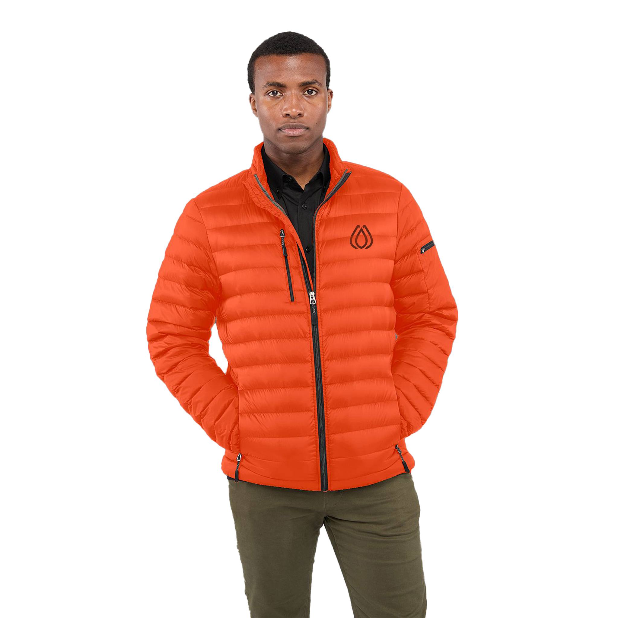 Elevate Men's Whistler Light Down Jacket  Imprinted with Logo (Q743322)