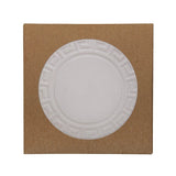 Round Greek Key Absorbent Stone Coaster (Q745922)