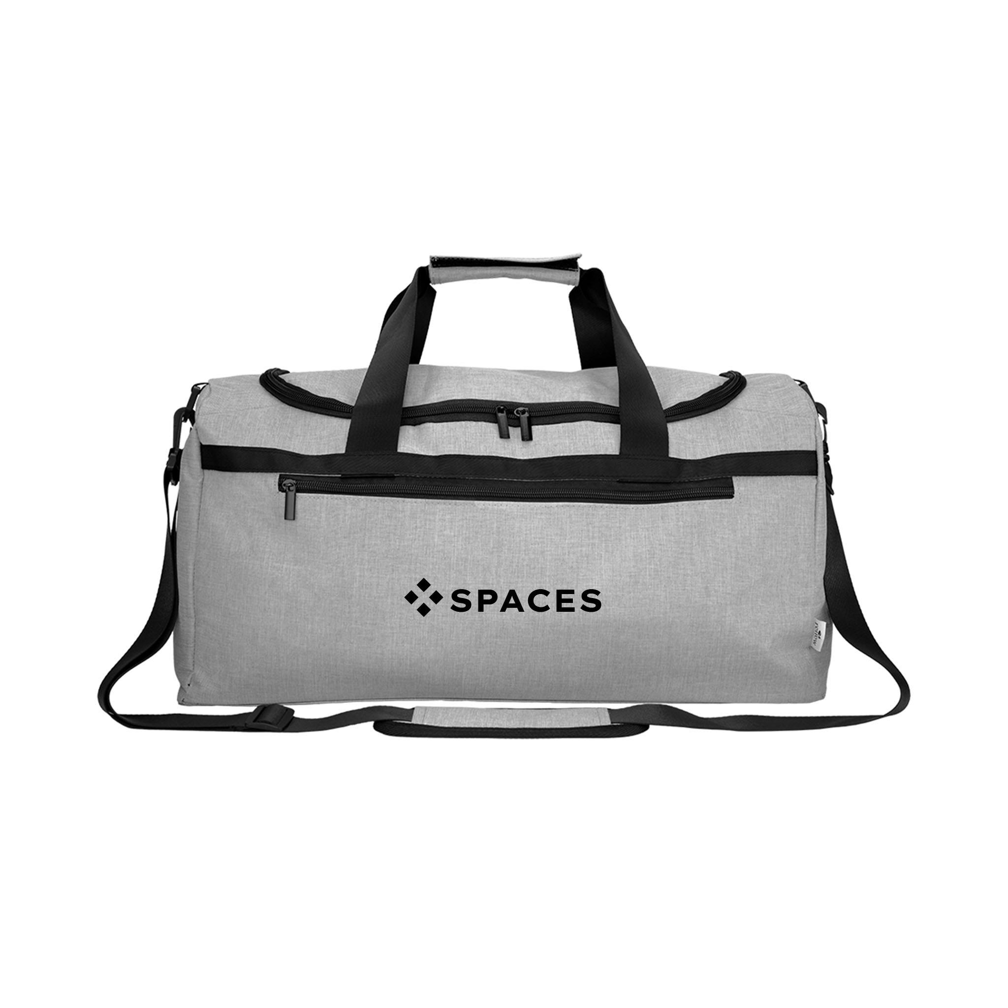 Habitat rPET Heathered Duffel Bag  Imprinted with Logo (Q747122)
