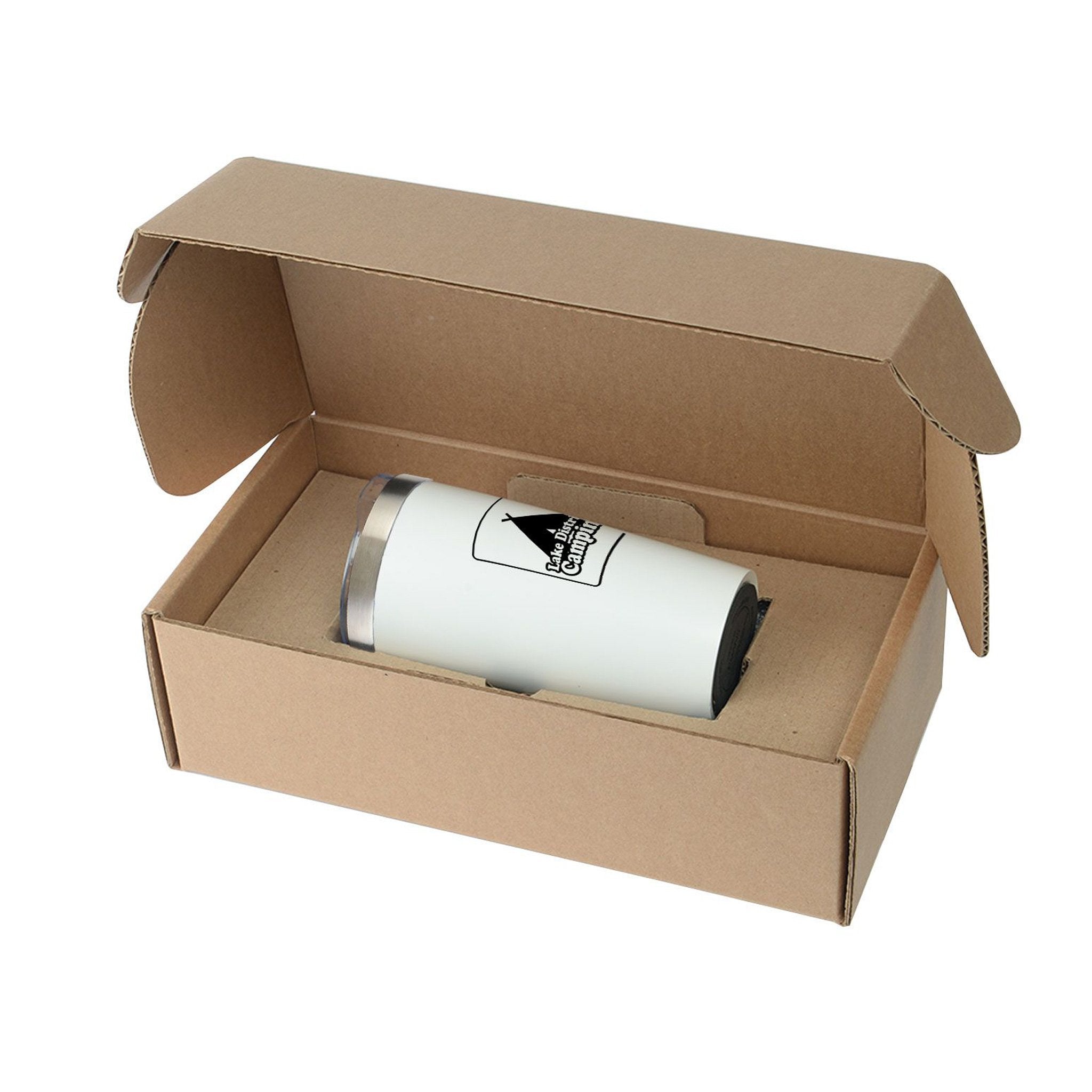 20 Oz. Everest Powder Coated Stainless Steel Tumbler With Gift Box  Imprinted with Logo (Q747322)