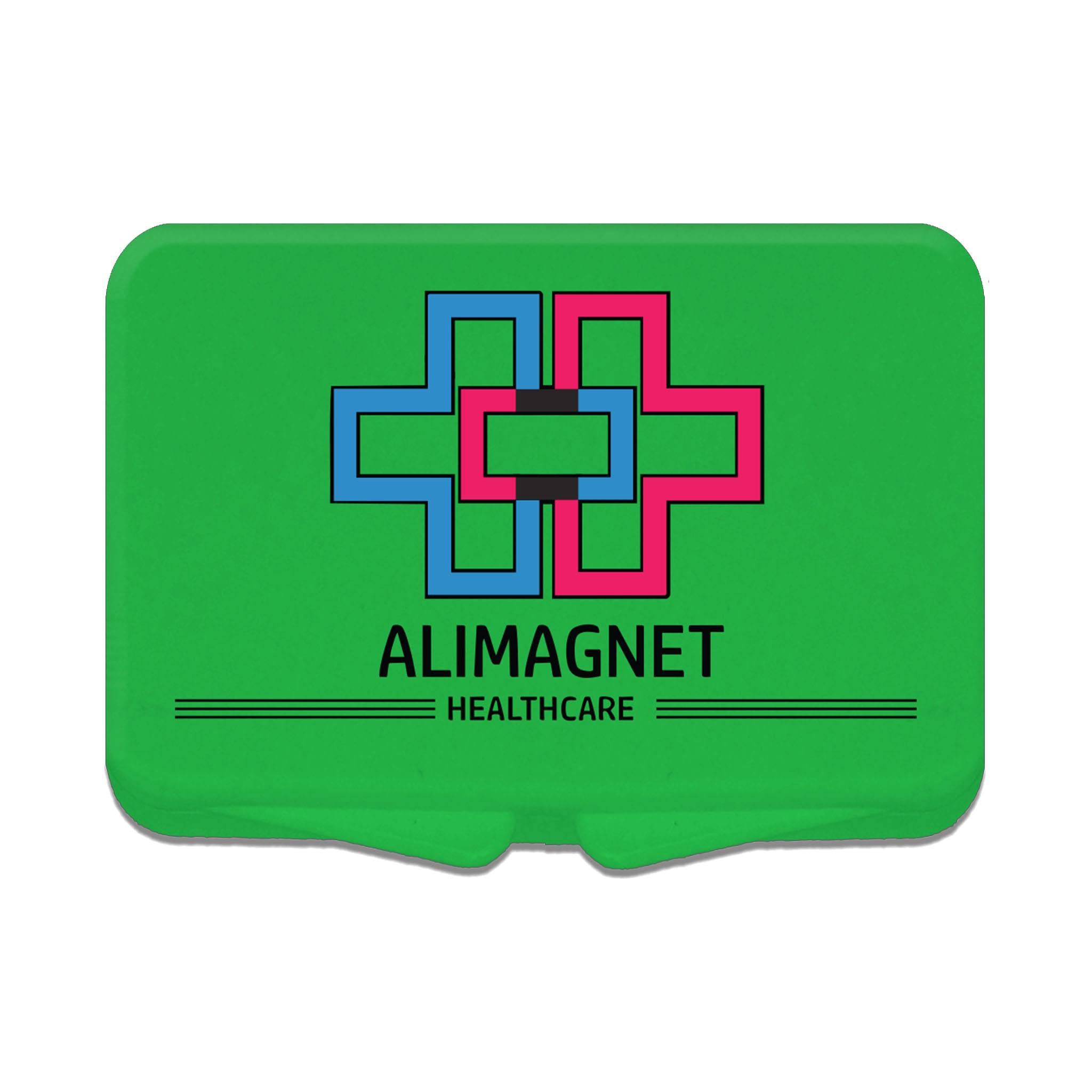 Medi-Fey™ Mini Pill Box  Imprinted with Logo (Q747432)