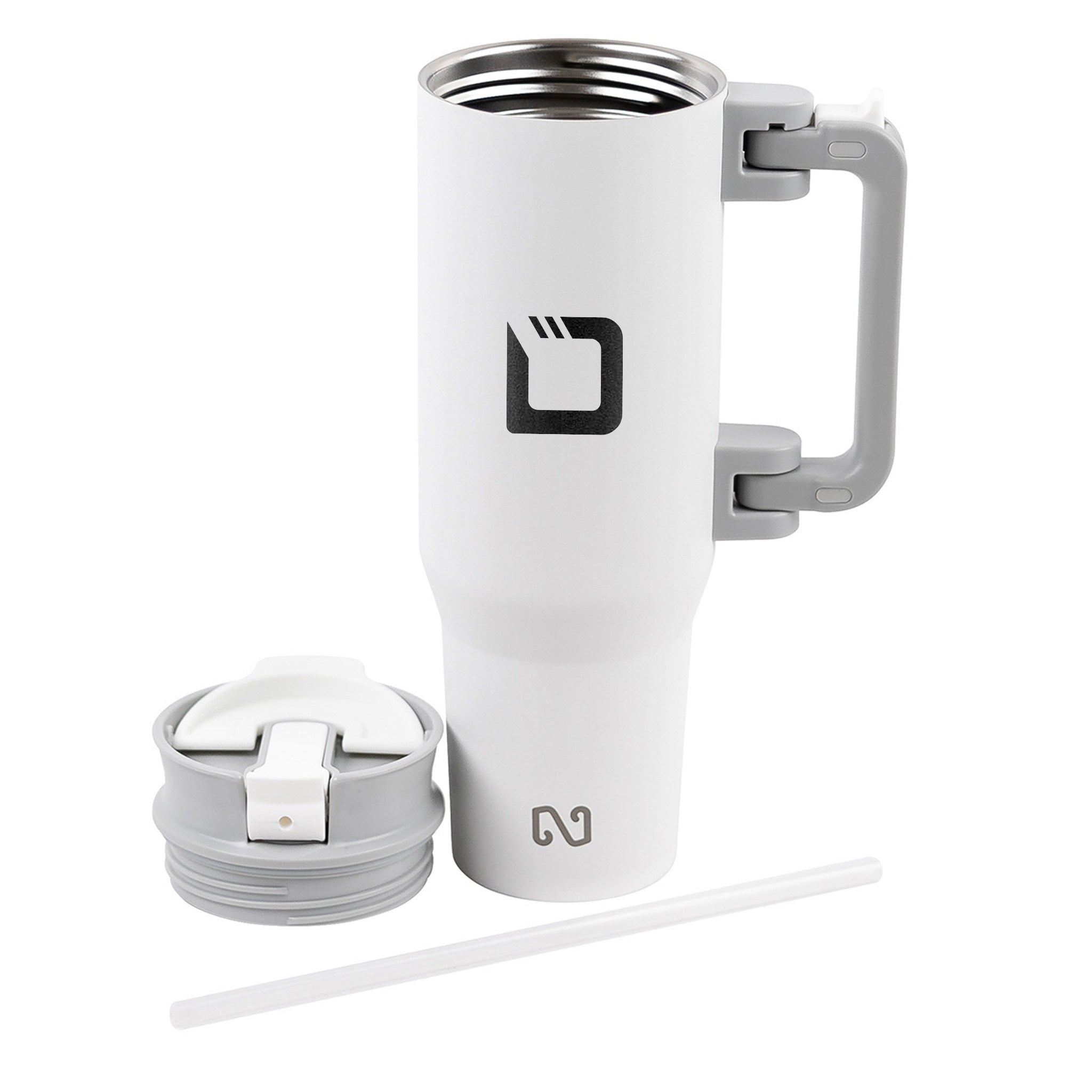 NAYAD® Genesis 40 Oz. Stainless Steel Double-Wall Mug  Imprinted with Logo (Q748122)