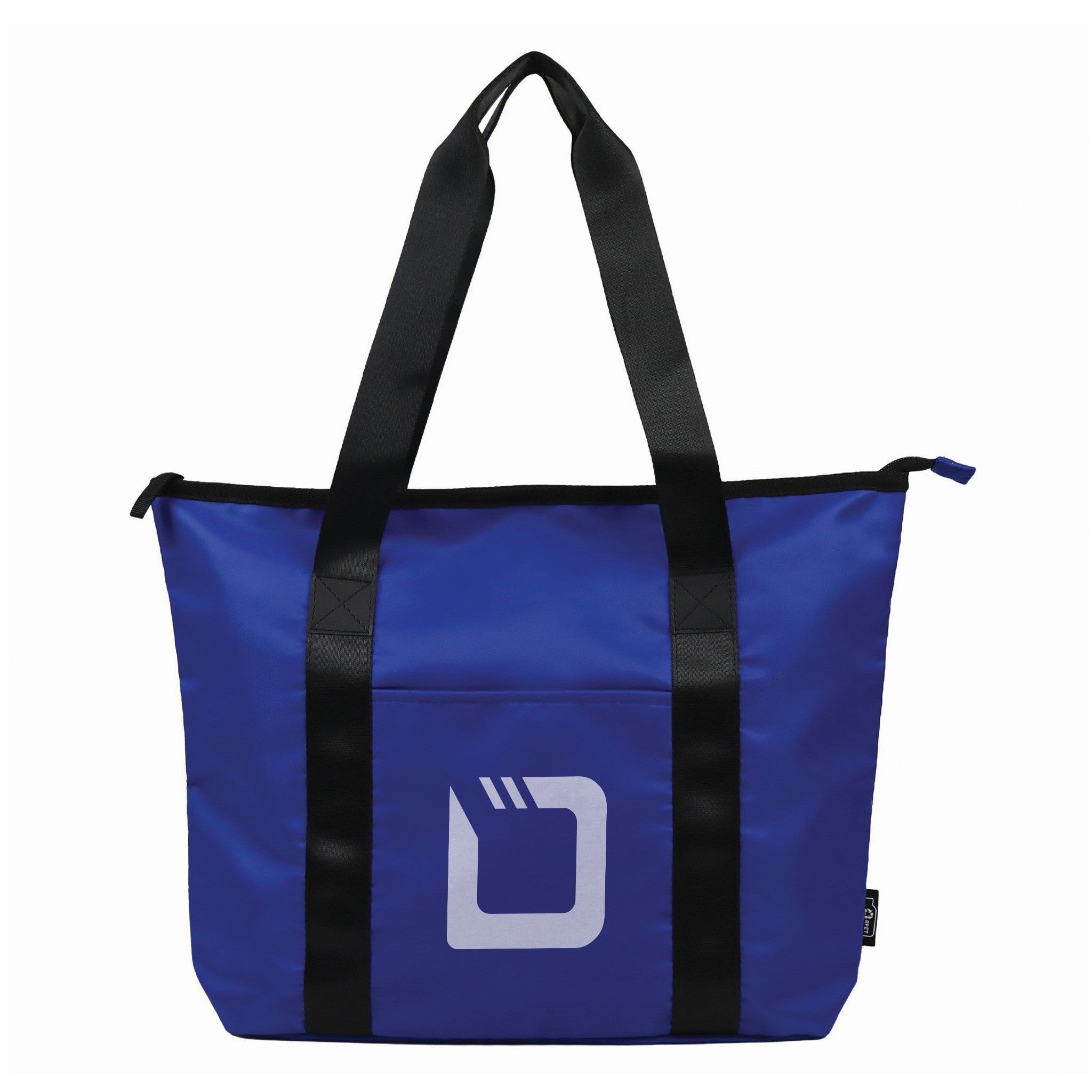 Sustainable RPET Tote With Zipper  Imprinted with Logo (Q749022)