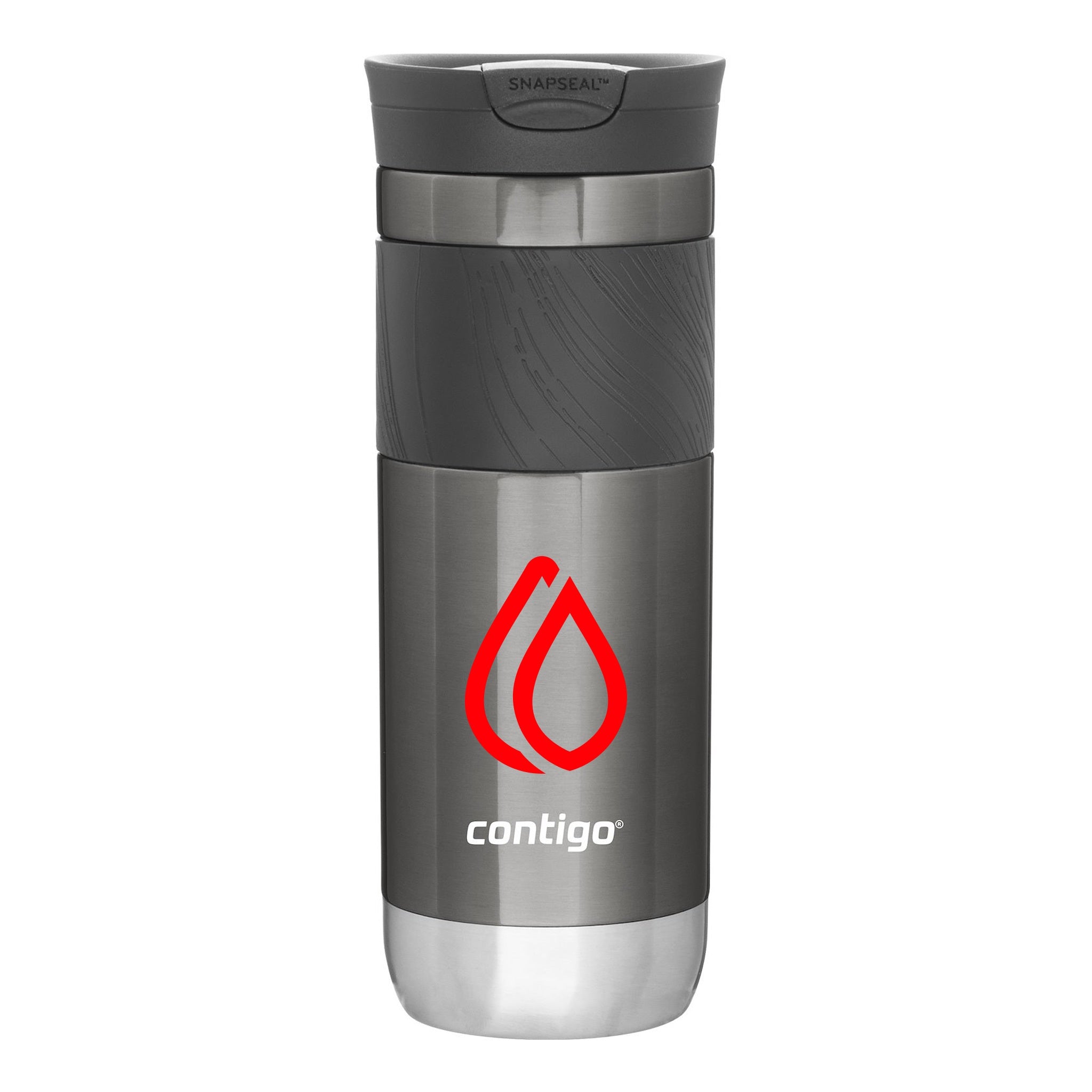 Contigo Byron 2.0 - 20 Oz Gun Metal Tumbler  Imprinted with Logo (Q749111)