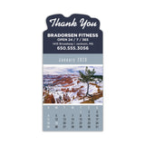 Press-N-Stick Scenic Calendar  Imprinted with Logo (Q749122)