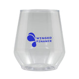 12 Oz. Clear Plastic Stemless Glass (Q752211)