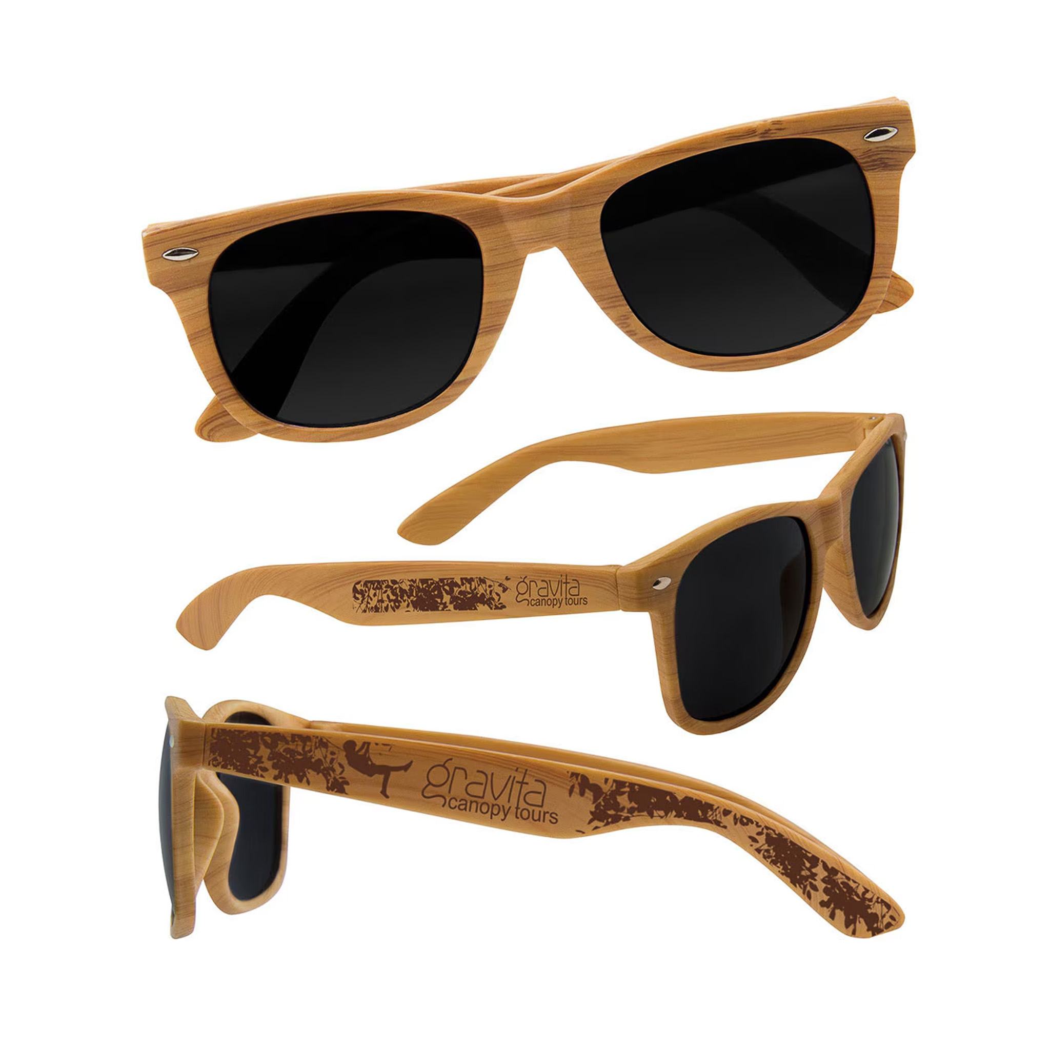 Wood Grain Design Sunglasses (Q752432)