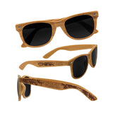Wood Grain Design Sunglasses  Imprinted with Logo (Q752432)