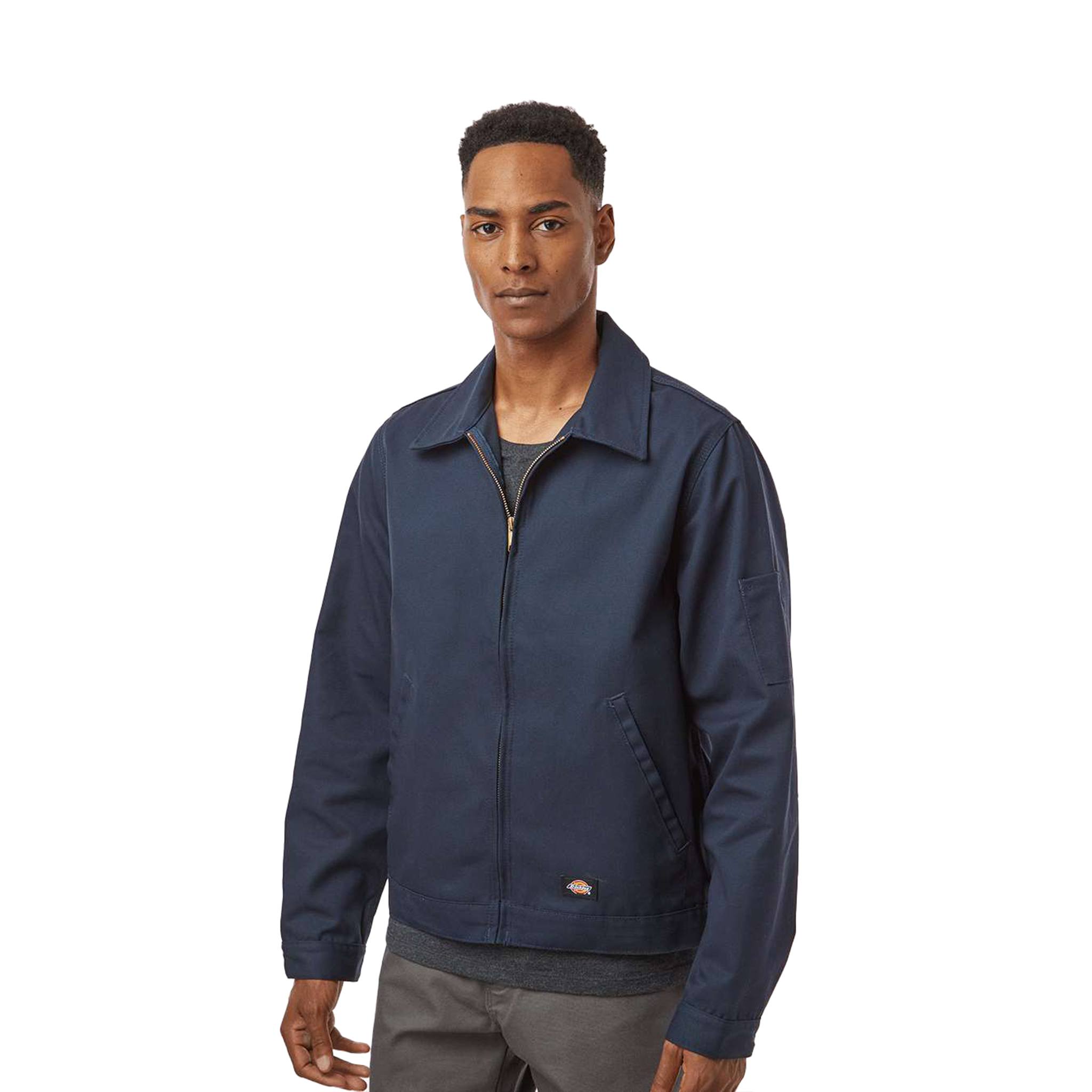Dickies Men's Unlined Industrial Eisenhower Jacket  Imprinted with Logo (Q753432)