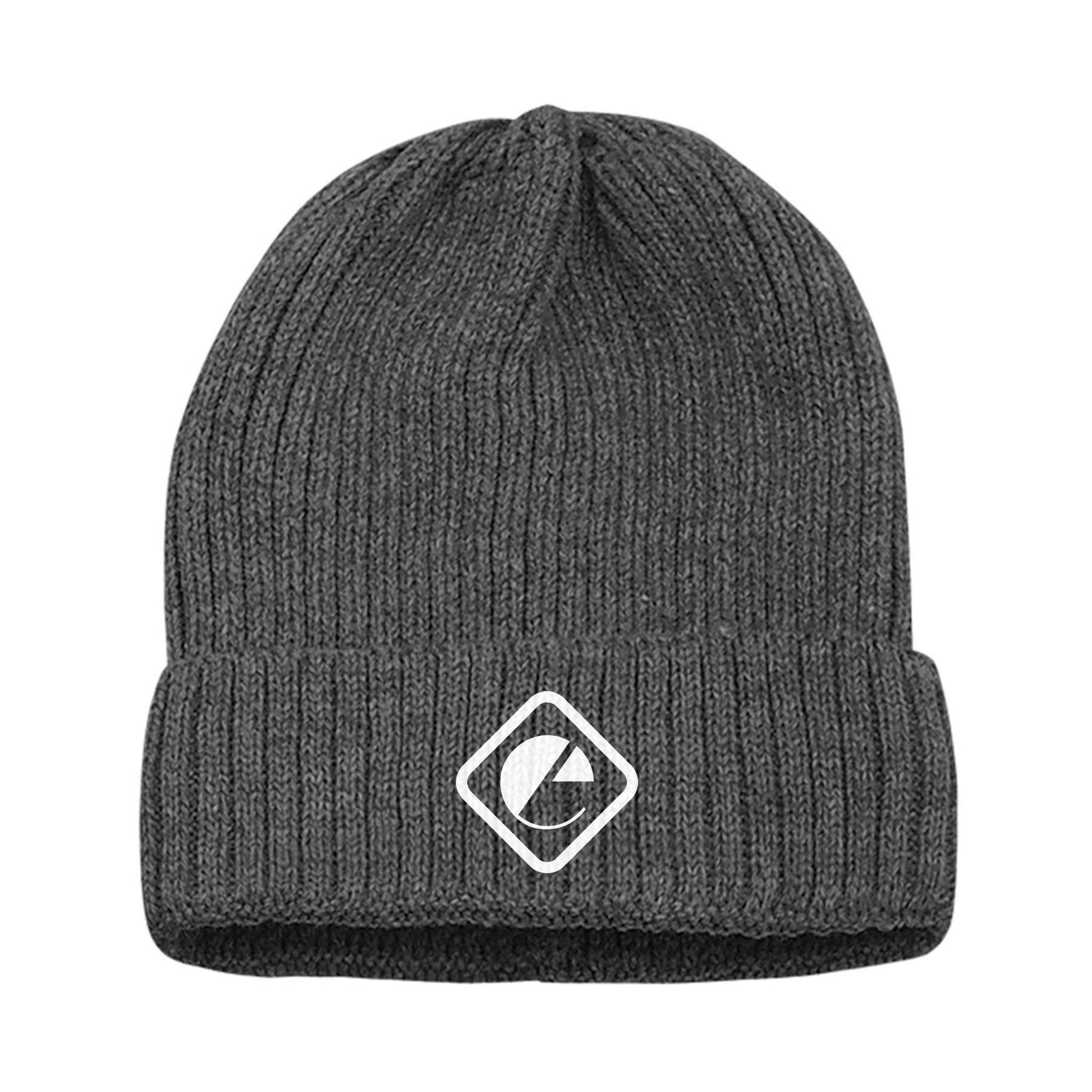 Ribbed Pattern Beanie  Imprinted with Logo (Q753632)