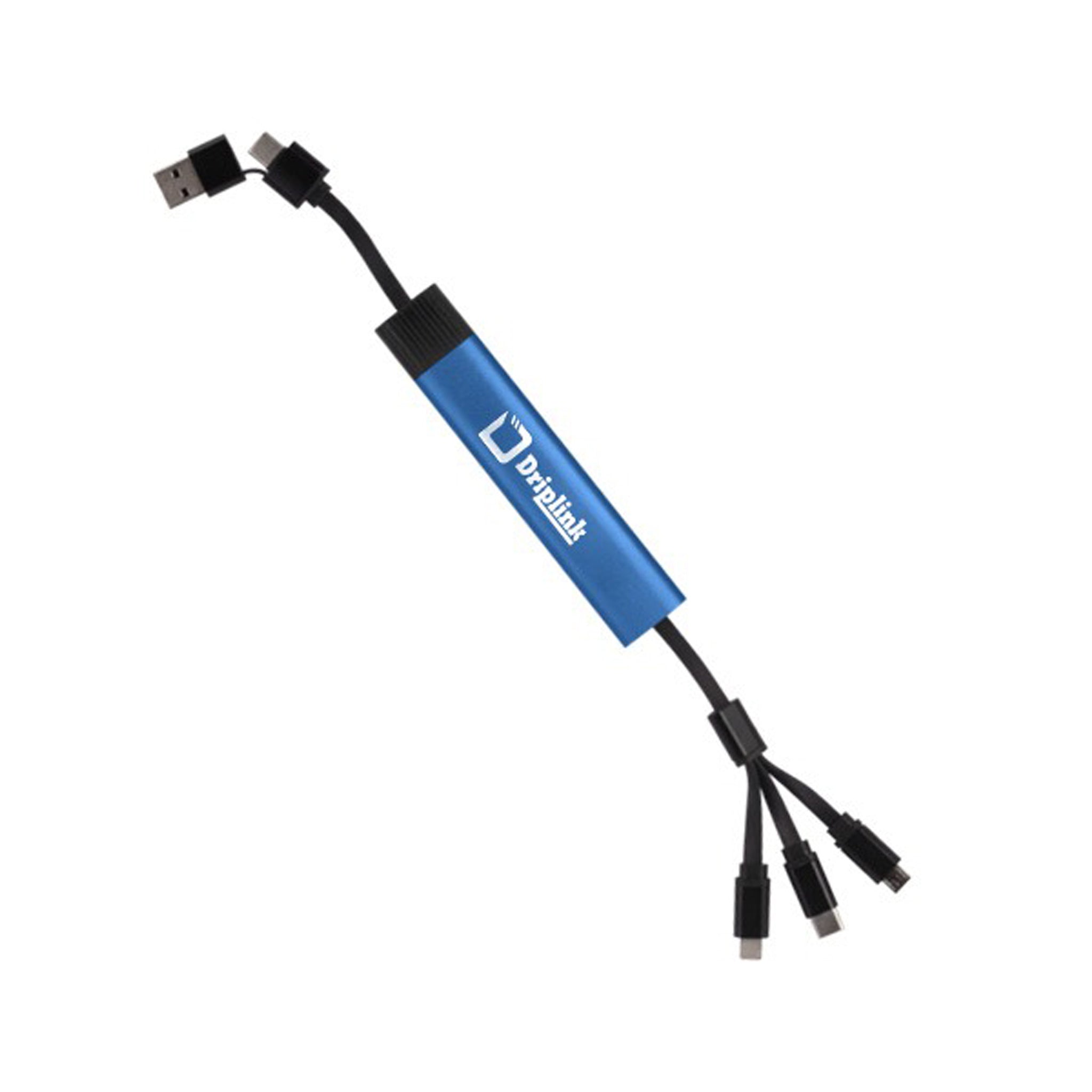 Travel Charging Cable  Imprinted with Logo (Q754022)