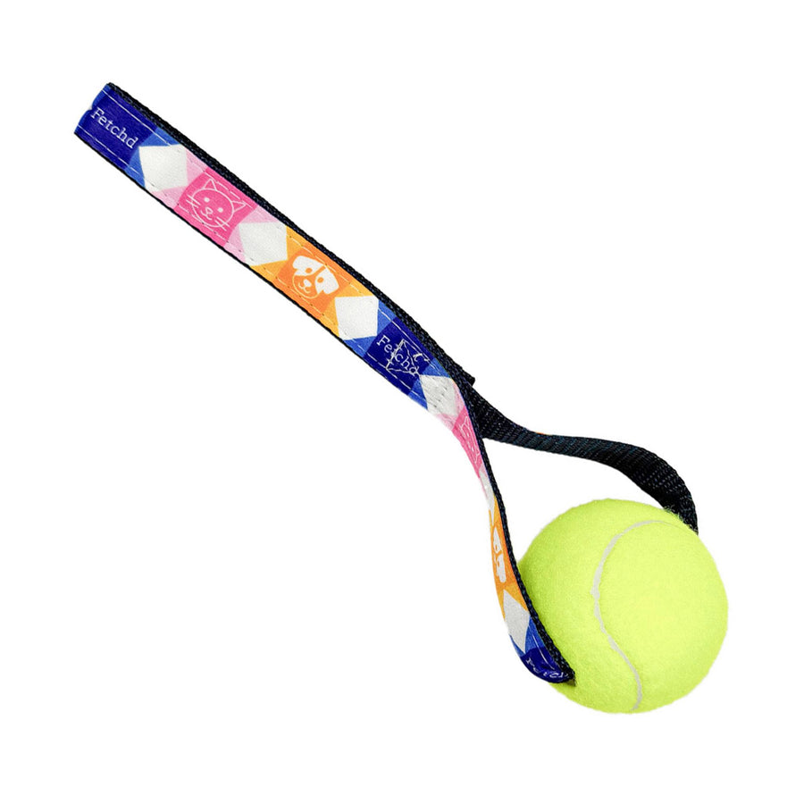 Sublimated Tennis Ball Toss Toy (Q754632)