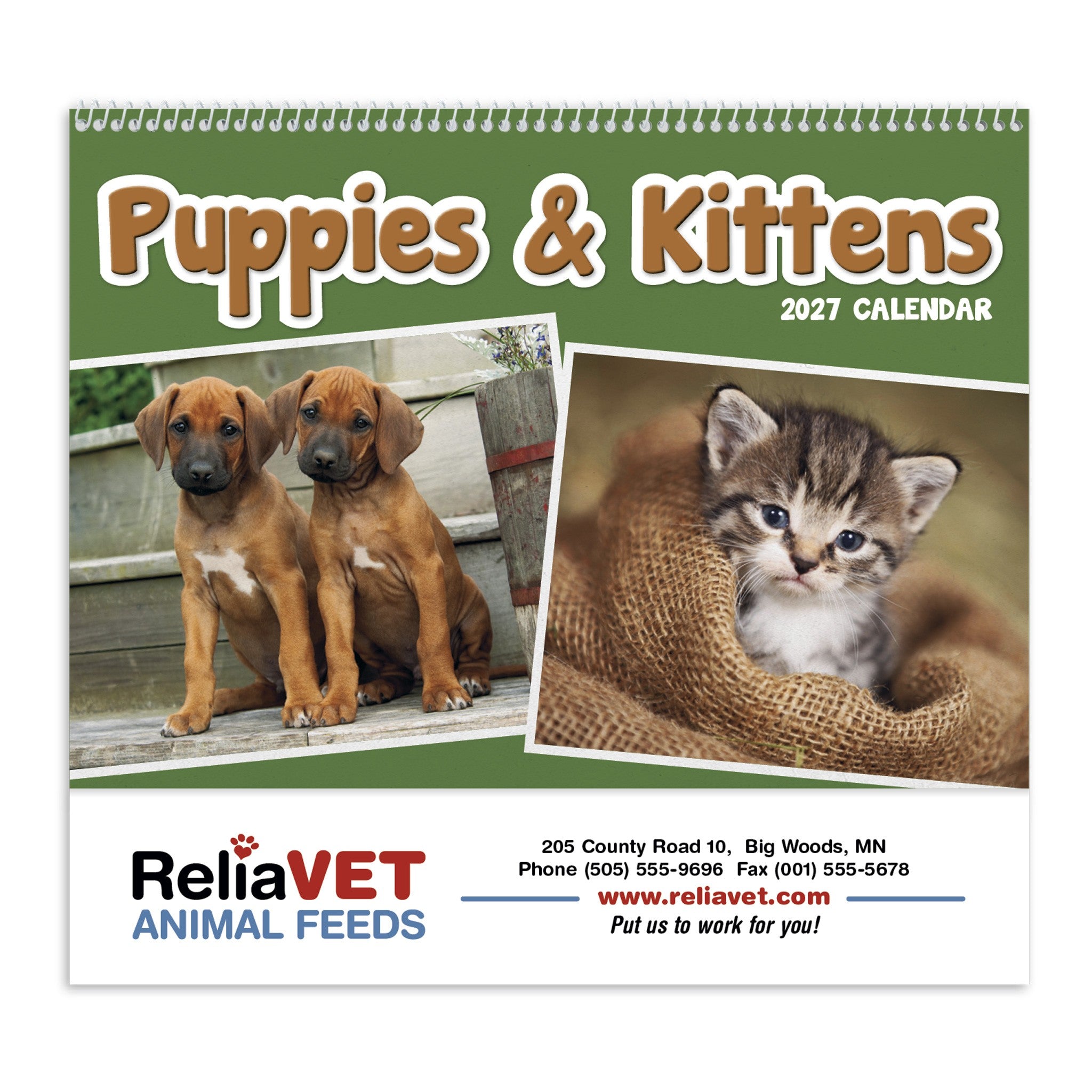 Puppies & Kittens Pocket Calendar (Q755722)