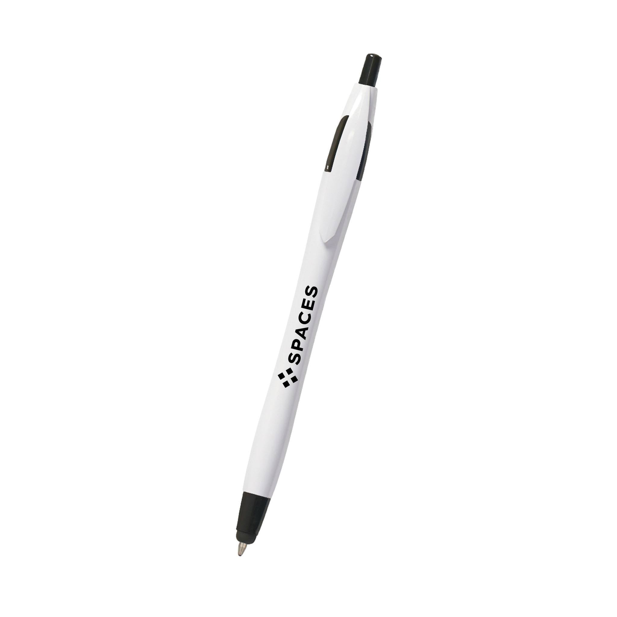 Dart Click Pens with Stylus  Imprinted with Logo (Q759311)