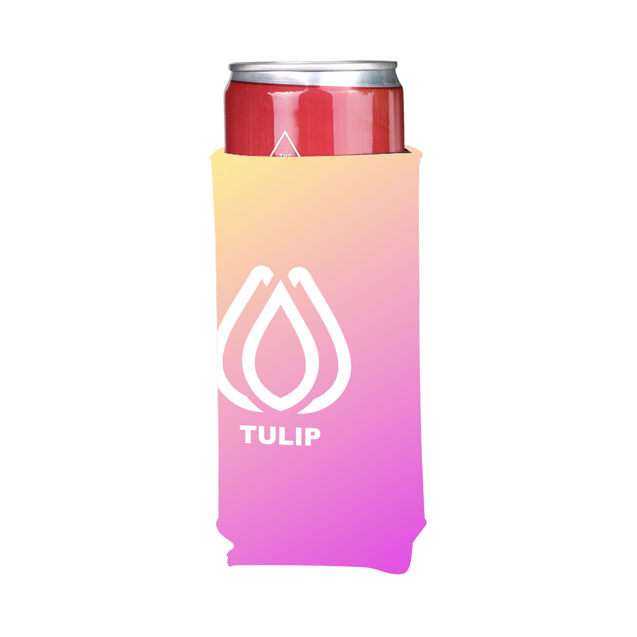 12 Oz. Full-Color Slim Seltzer Magnet Coolie  Imprinted with Logo (Q759422)