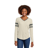 Sport-Tek® Ladies Halftime Stripe Long Sleeve V-Neck Tee (Q759922)