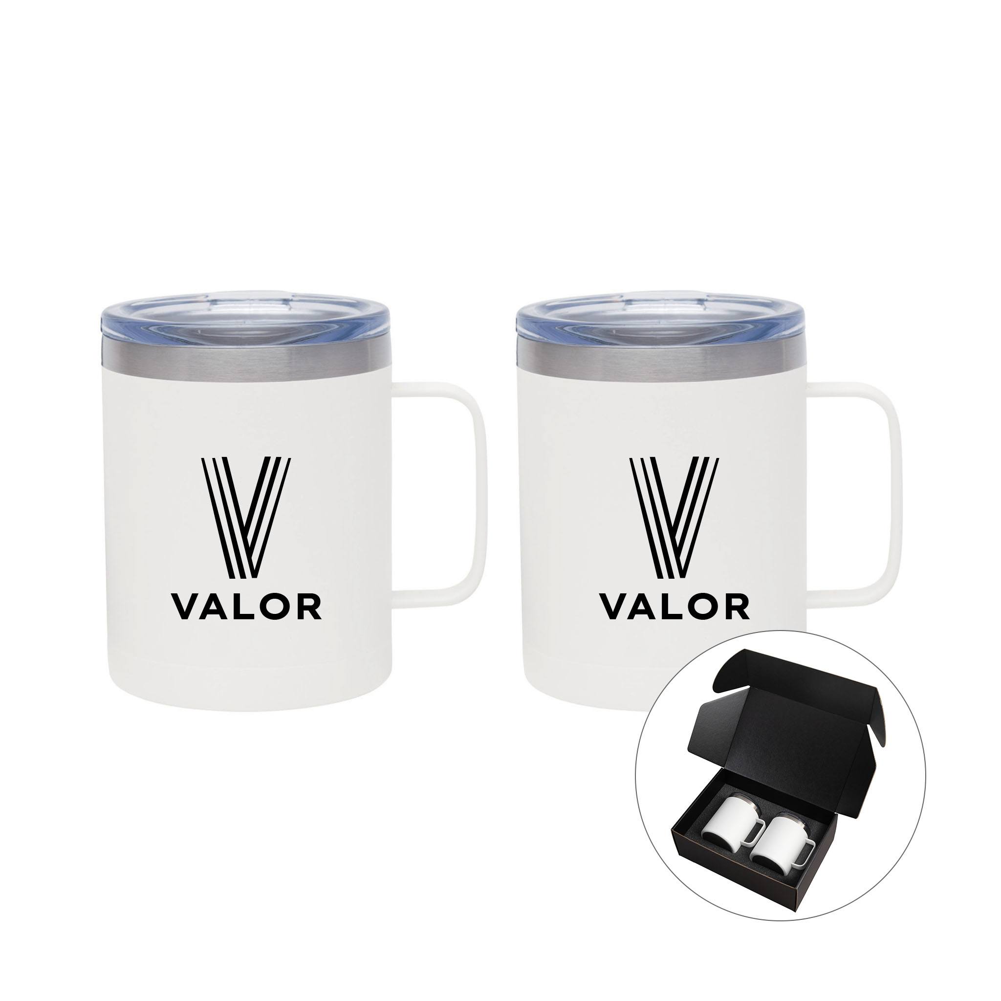 Camper II Two-Piece Camping Mug Gift Set  Imprinted with Logo (Q760111)
