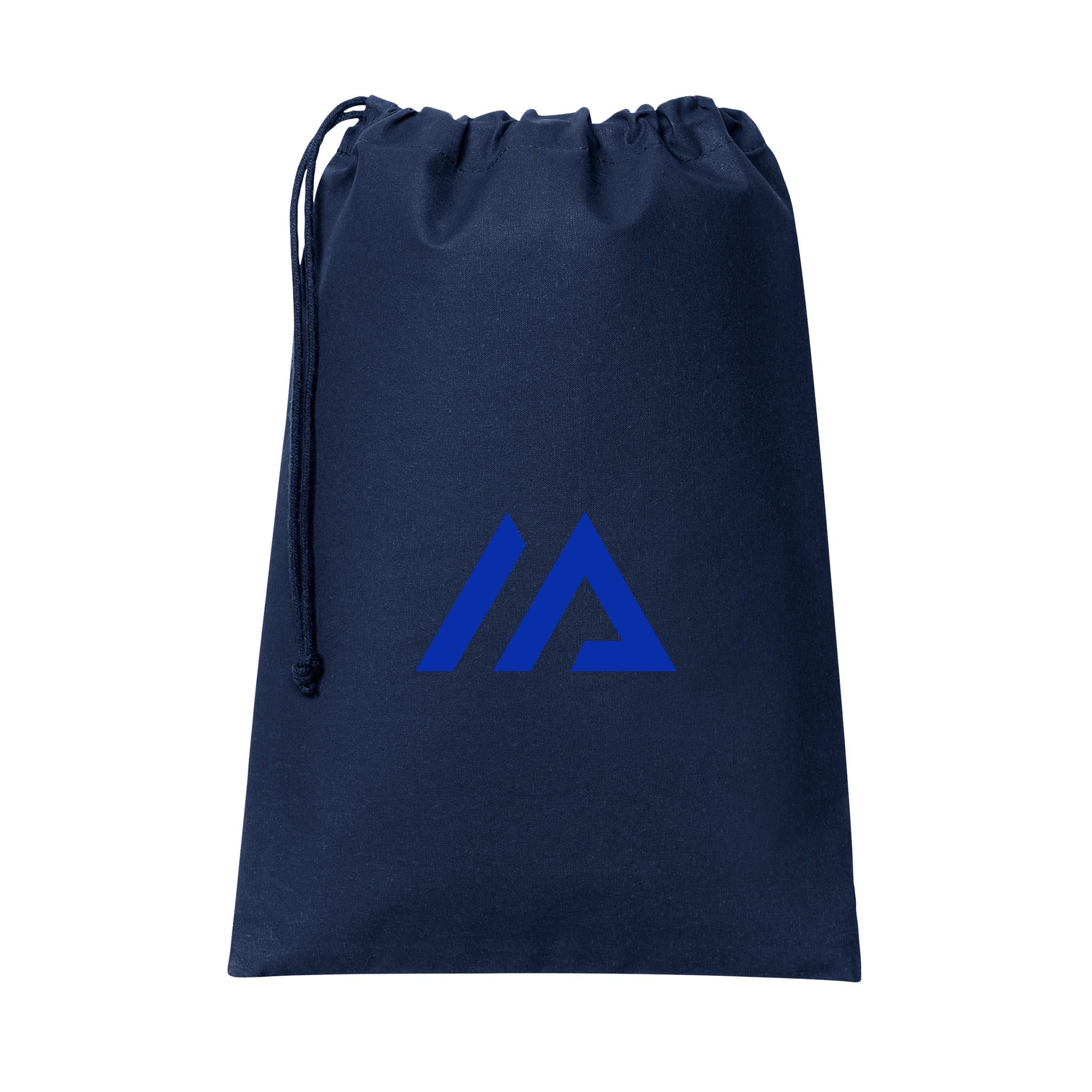 Port Authority® Core Cotton Drawstring Bag  Imprinted with Logo (Q762122)