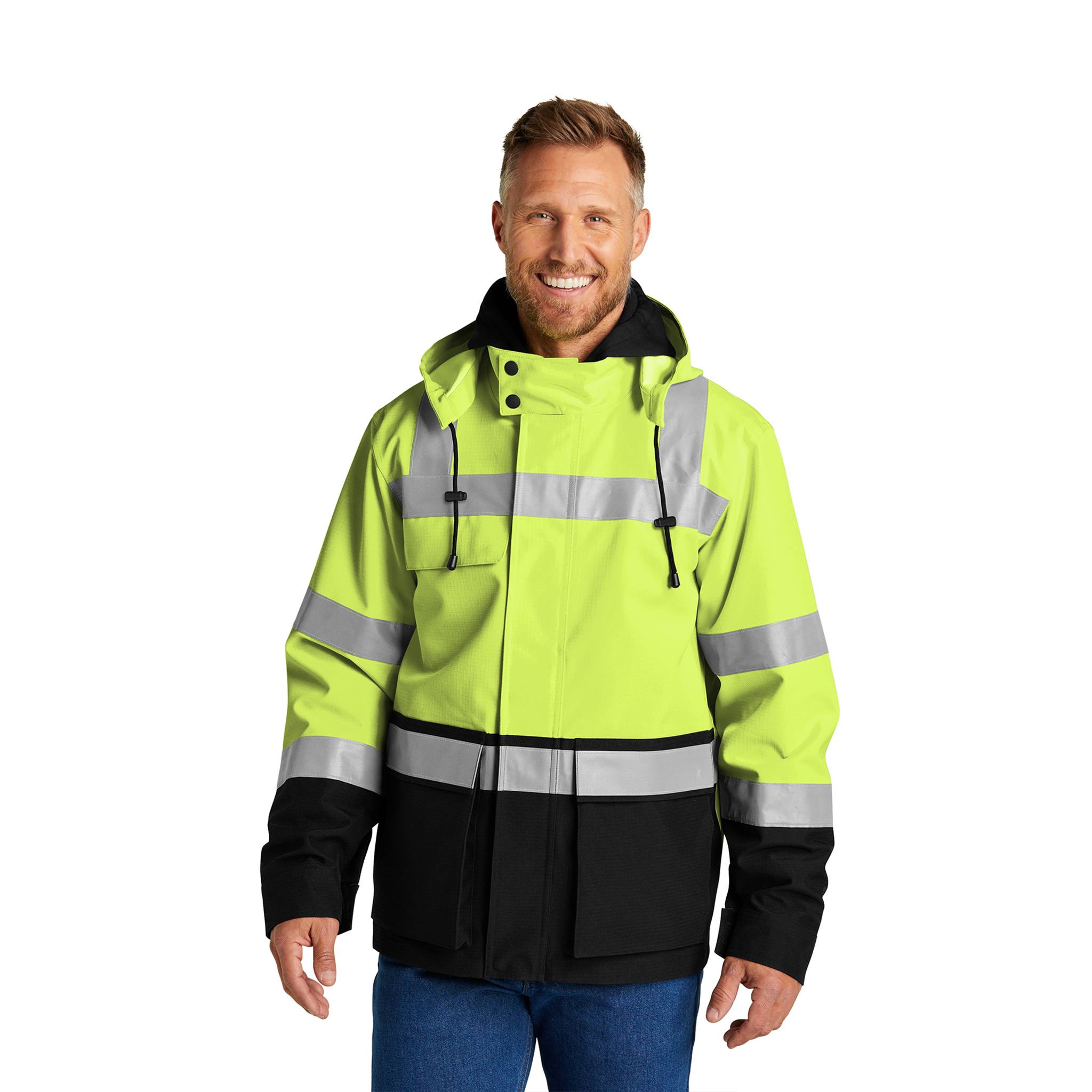 CornerStone® ANSI 107 Class 3 Waterproof Ripstop 3-In-1 Parka  Imprinted with Logo (Q763332)