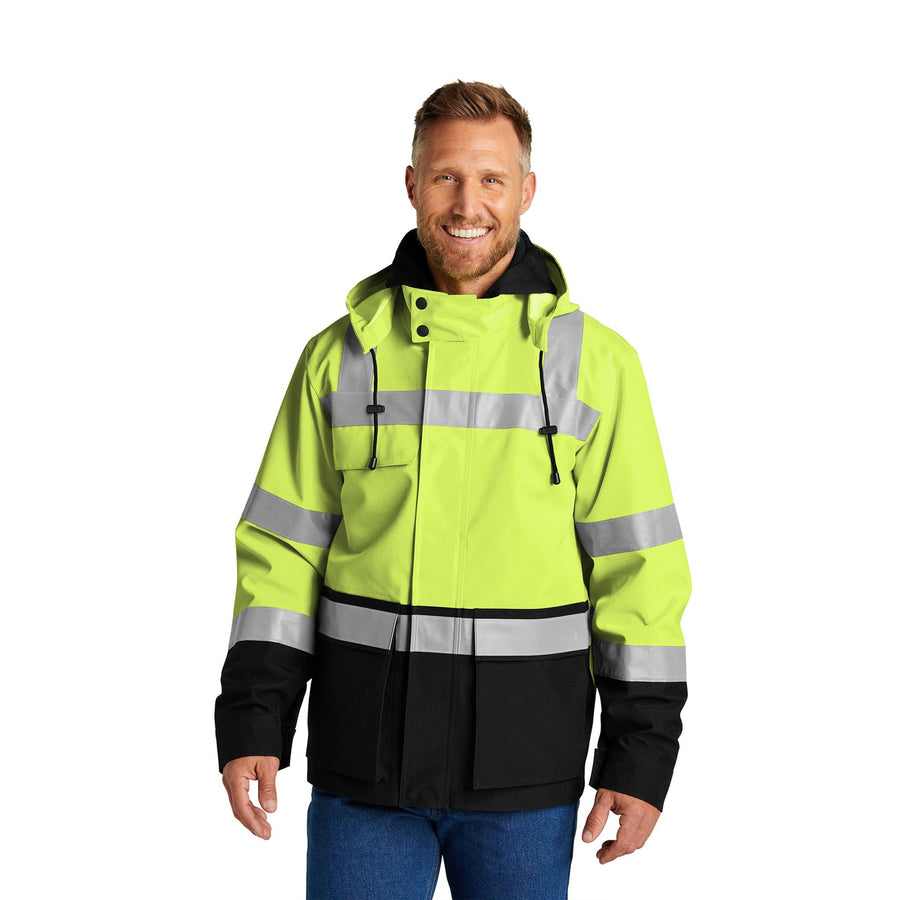 CornerStone® ANSI 107 Class 3 Waterproof Ripstop 3-In-1 Parka (Q763332)