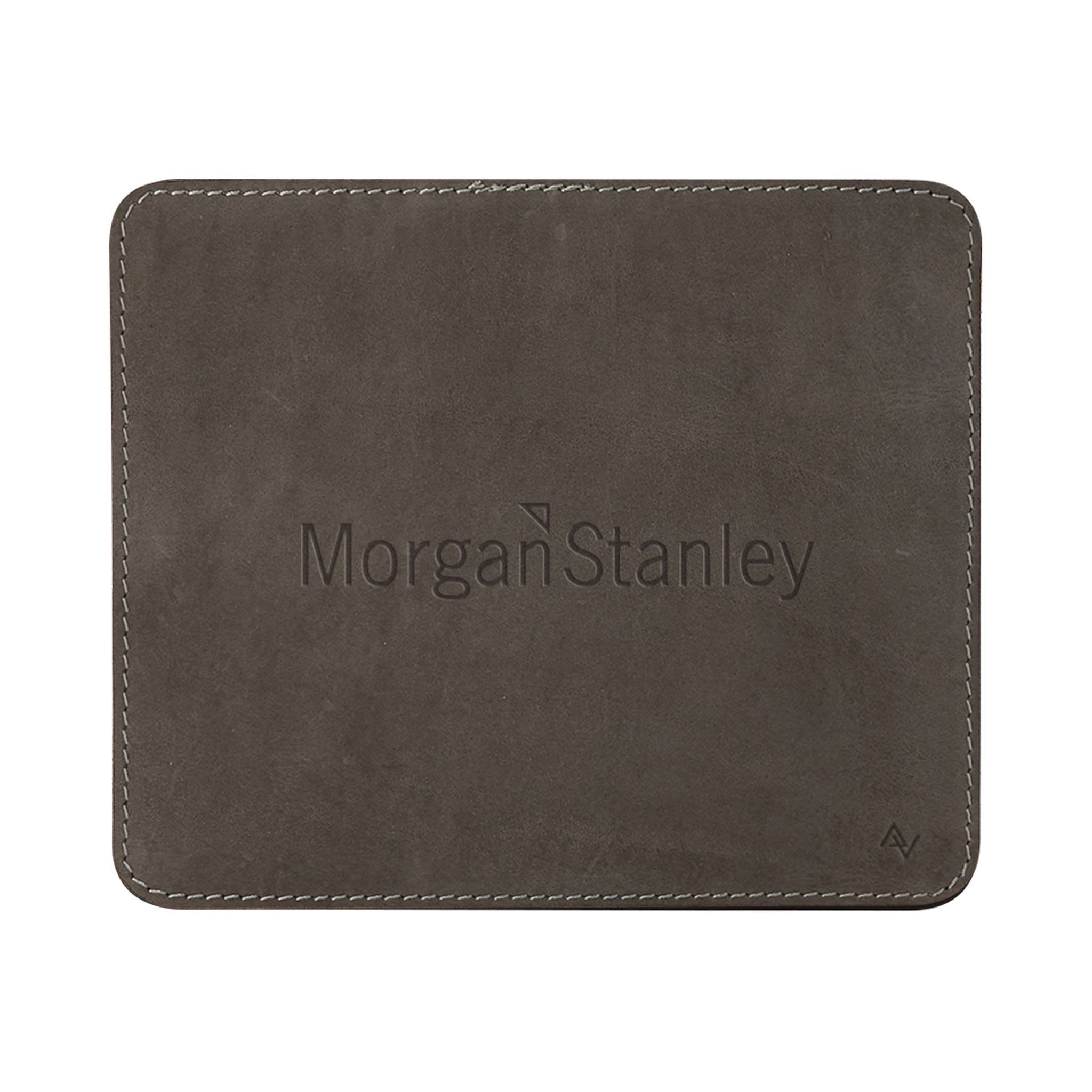 Hackler Leather Mouse Pad  Imprinted with Logo (Q763522)