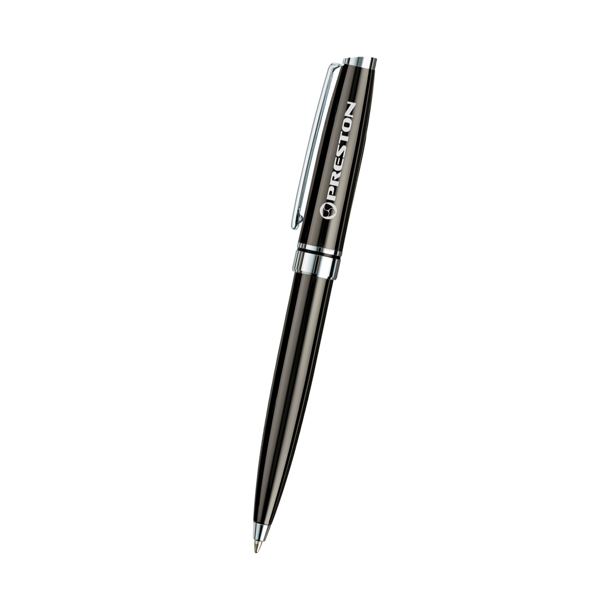 Brass Ballpoint Pen with Plated Brass Cap & Barrel (Q764311)