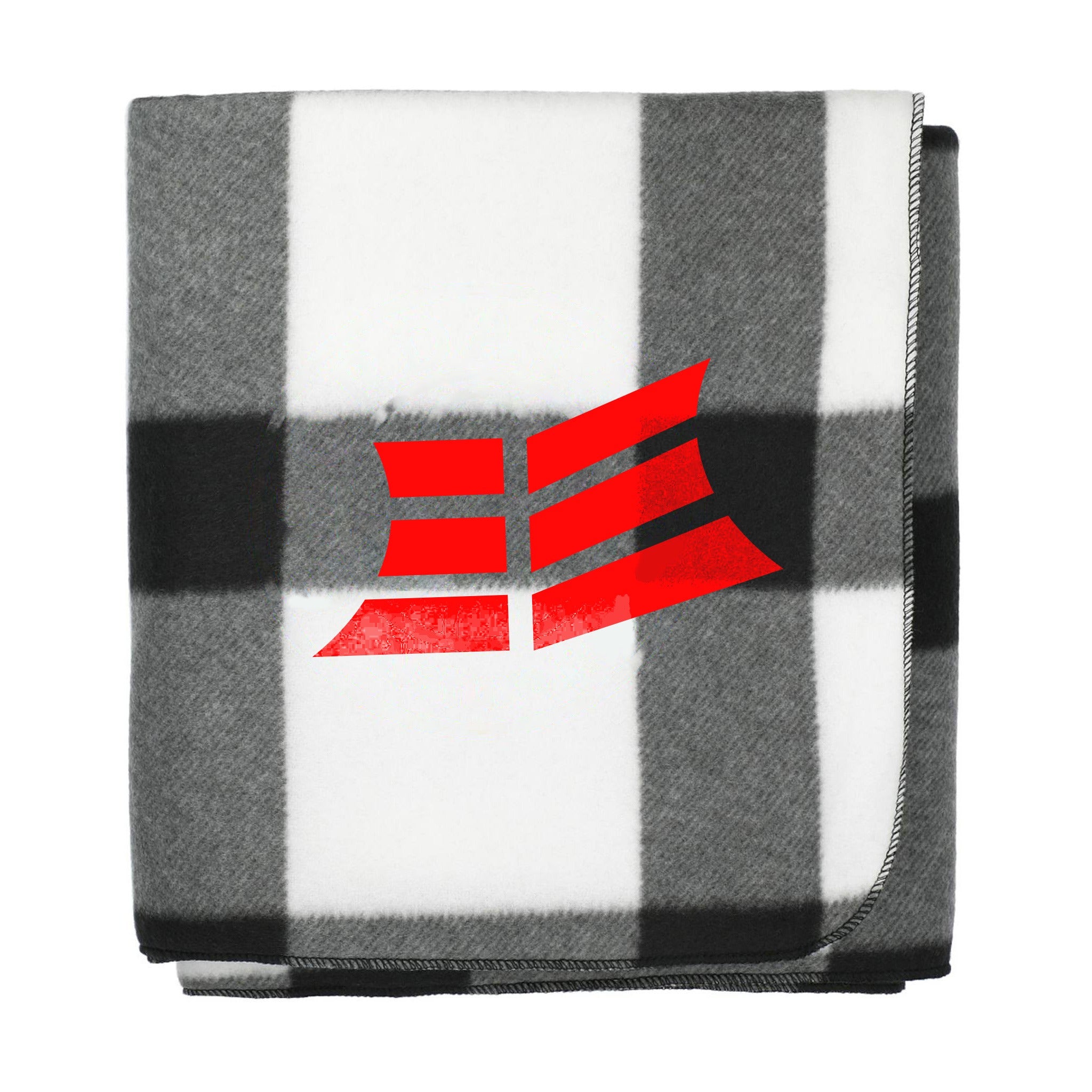 Buffalo Plaid Fleece Blanket  Imprinted with Logo (Q765111)