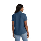 Port & Co™ Women's Short Sleeve Value Denim Shirt (Q765432)