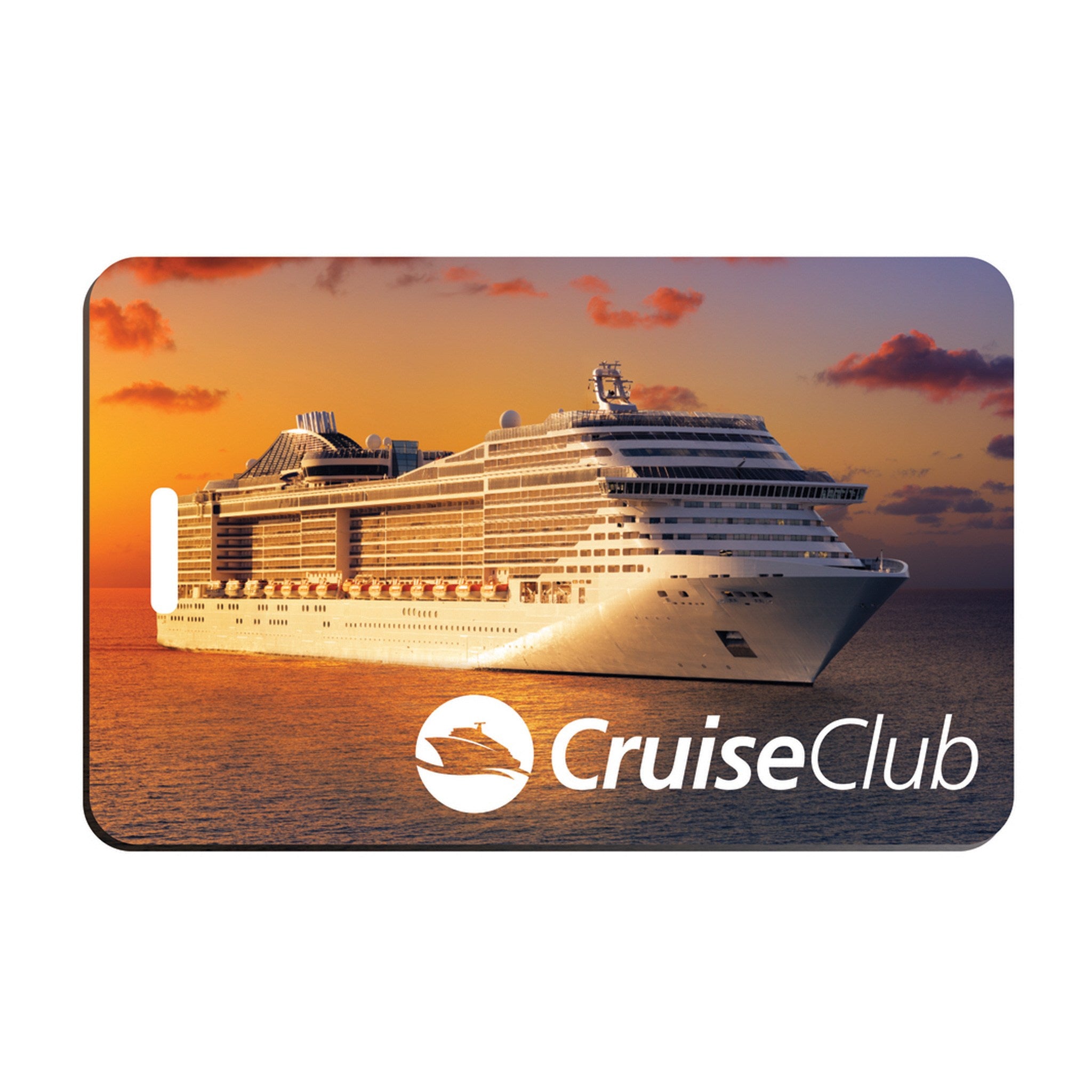 Rectangle Shaped Luggage Tag  Imprinted with Logo (Q769322)