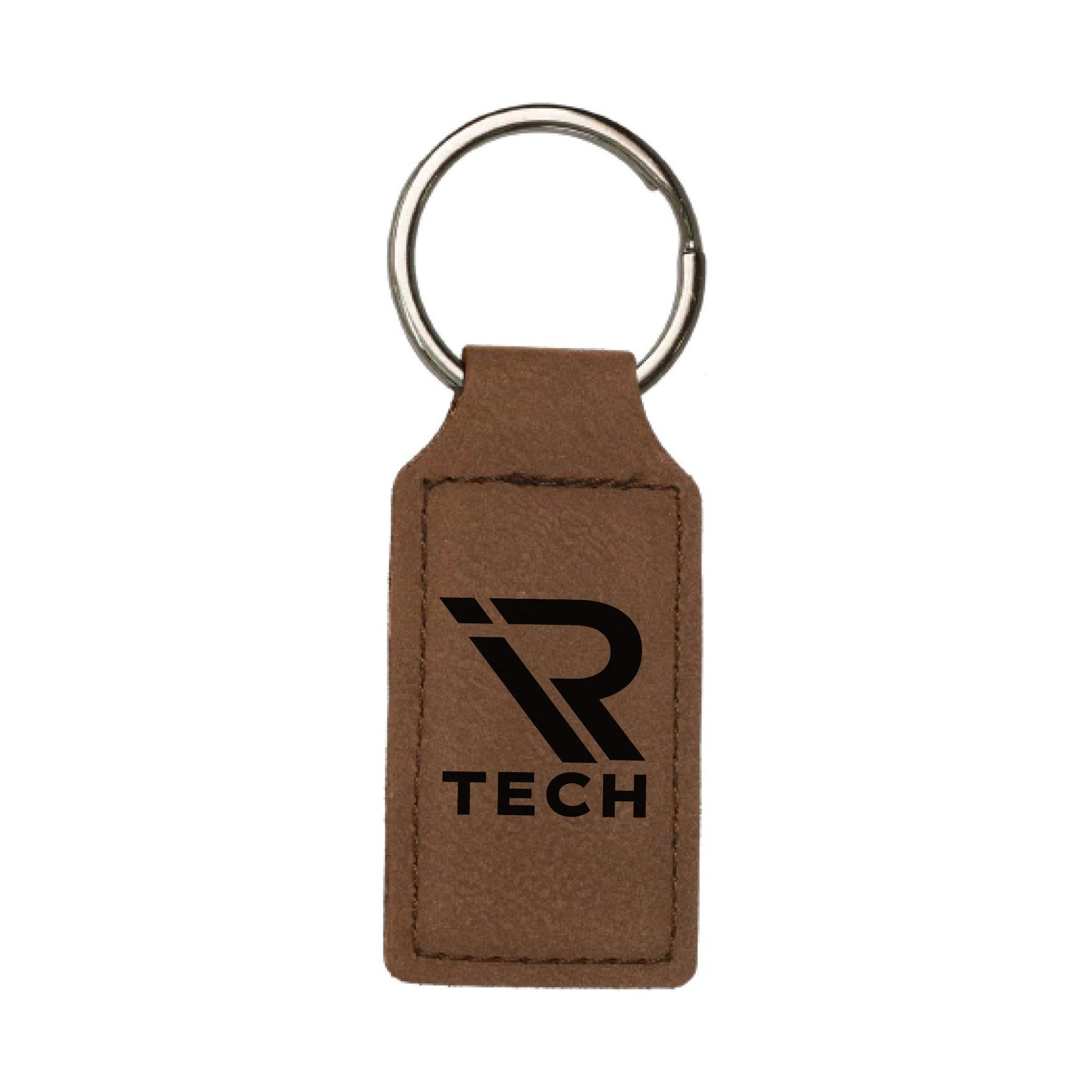 Leatherette Key Chain  Imprinted with Logo (Q769432)