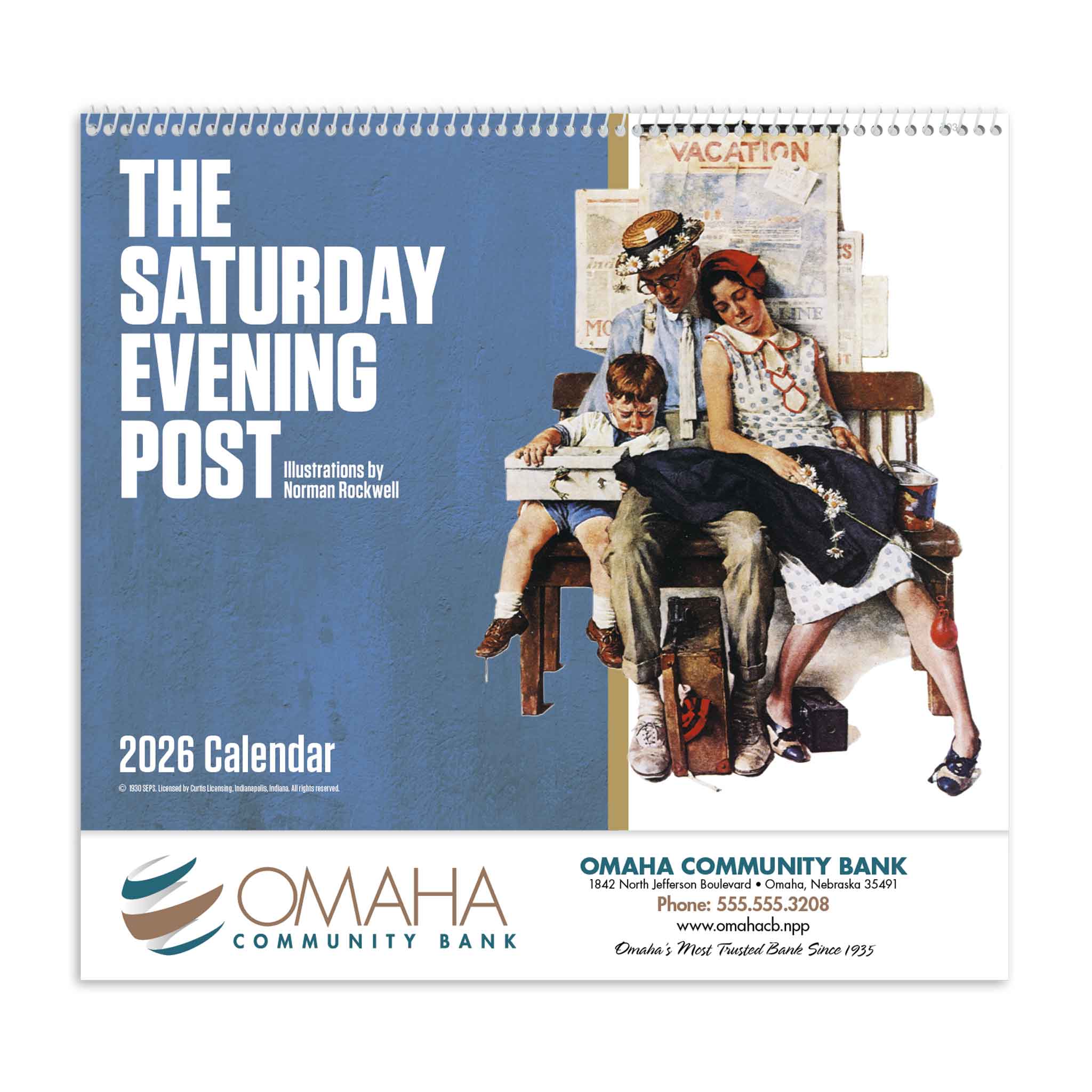 The Saturday Evening Post - Spiral  Imprinted with Logo (Q769811)