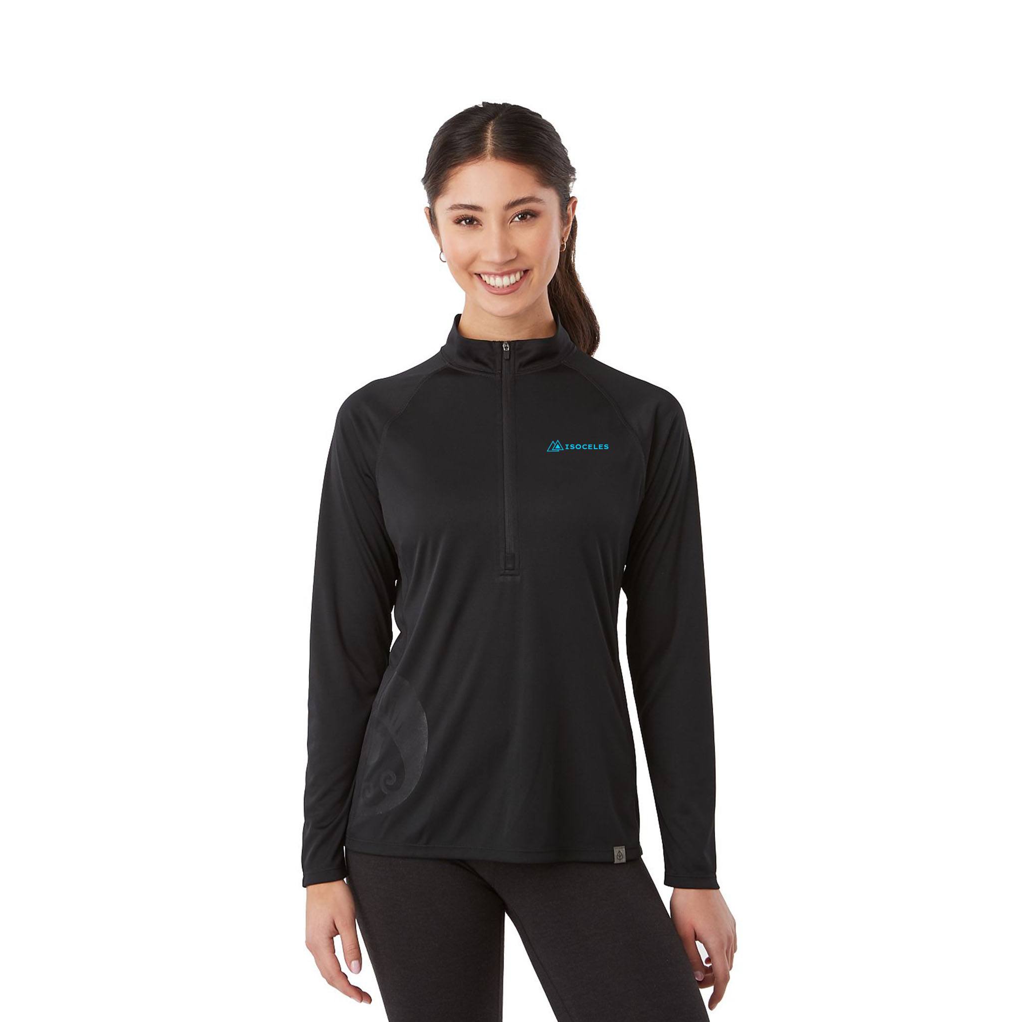 EVANS Eco Knit Half Zip Pullover - Womens  Imprinted with Logo (Q770722)