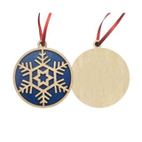 Layered Wood Ornament: Snowflake (Q771332)