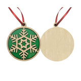 Layered Wood Ornament: Snowflake (Q771332)
